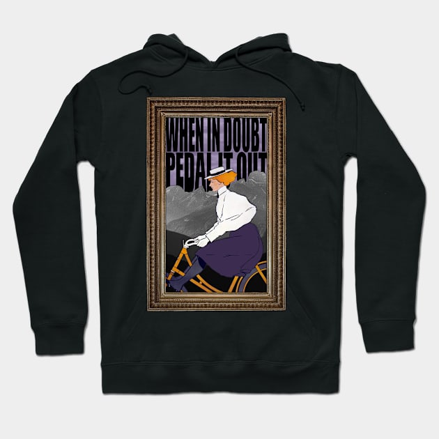 Pedal It Out Woman Hoodie by NeddyBetty